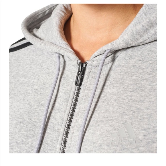 *SOLD* Adidas gray sweater - Picture 4 of 8